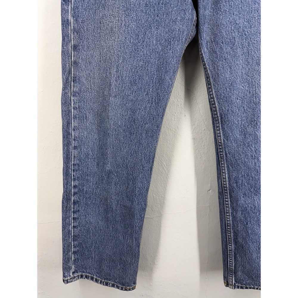 Levi's 505 Jeans Mens 36x29 Blue Denim Cotton Non Stretch Regular Fit Straight - Picture 4 of 12